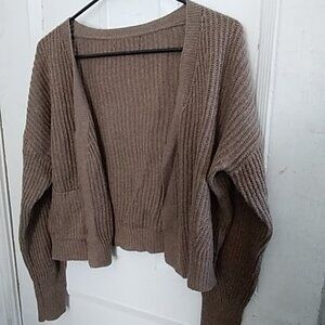 Junior Sweater Cardigan Size: Small/ Medium